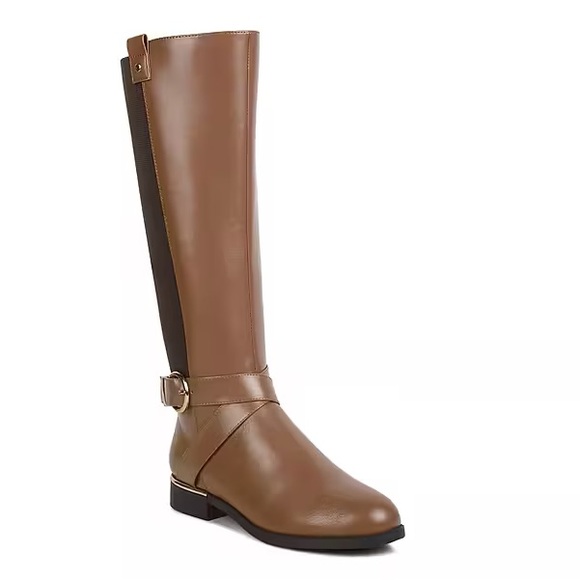 Brown Knee-High Riding Boots - Picture 1 of 6